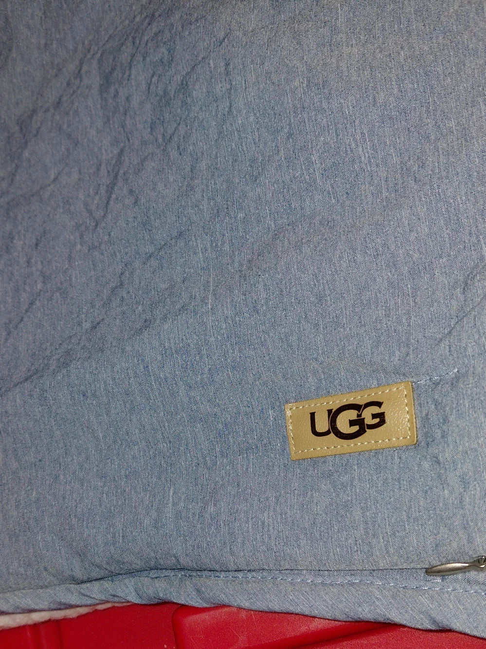 UGG Light Blue Comforter With 2 Pillow Shams